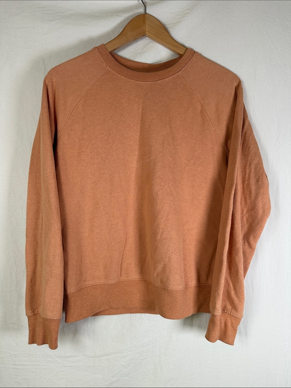 Prana Men's Crewneck Sweater in Terracotta